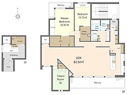 Marina Garden 3LDKの間取図画像