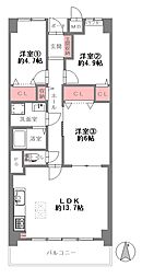 間取図画像 3LDK