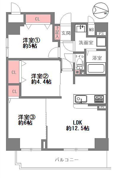 間取りを拡大表示