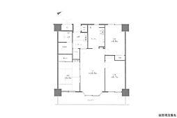 アスティア三篠 3LDKの間取図画像