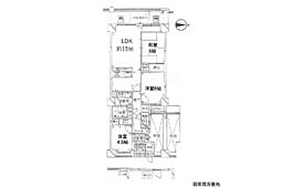 エスティーム地御前 3LDKの間取図画像