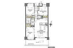 フローレンス井口台ビューステージ 3LDKの間取図画像