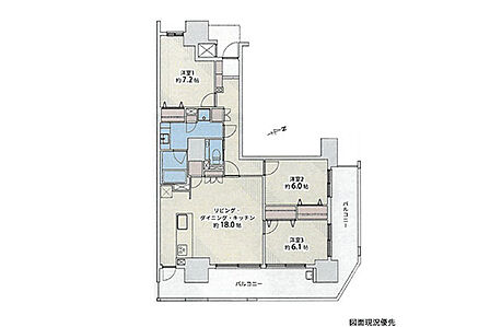 間取り図※図面現況優先