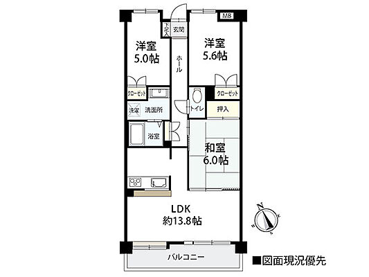 間取り 古江パークホームズ 6階/-