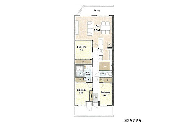 間取り パークハイム田方 2階/-