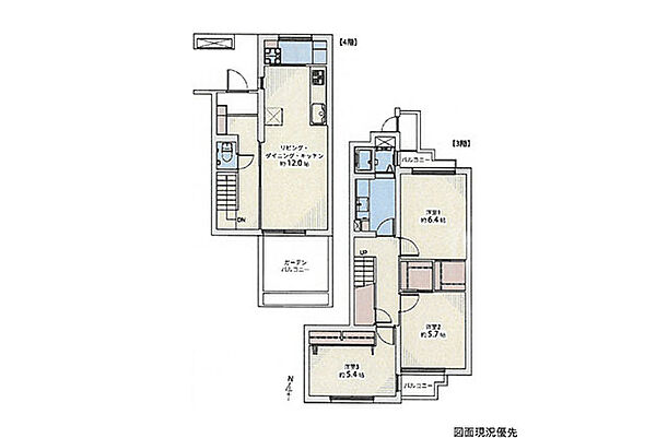 間取り図※図面現況優先