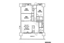 間取図画像 3LDK