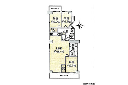 間取り図※図面現況優先
