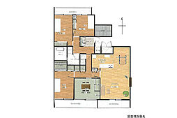 井口台パークヒルズ参番館 4LDKの間取図画像