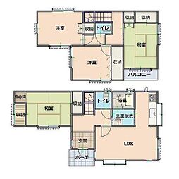 鳥取県鳥取市吉成南町1丁目　中古戸建 4LDKの間取り