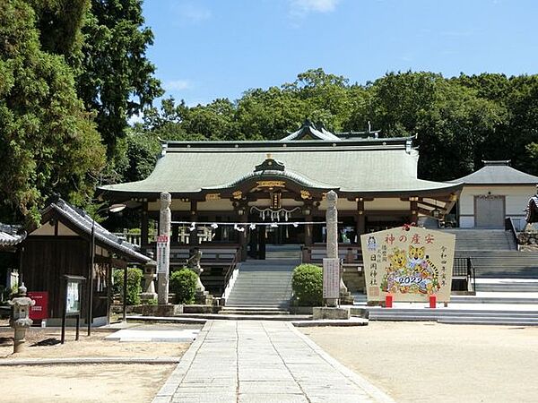 日岡神社 1000m