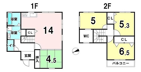 間取りを拡大表示