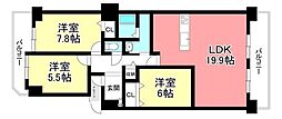 間取図画像 3LDK