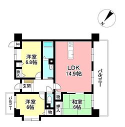 間取図画像 3LDK