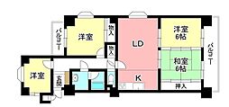 ユーハウス新瑞A棟 4LDKの間取図画像