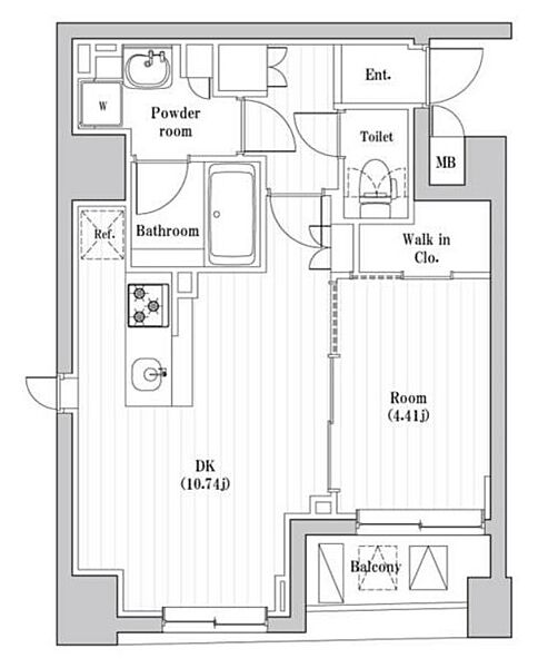 同じ建物の物件間取り写真 - ID:213099924945