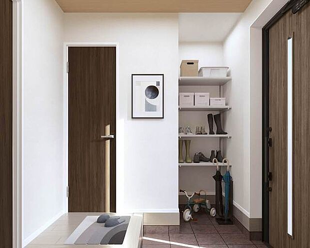 玄関 完成予想図