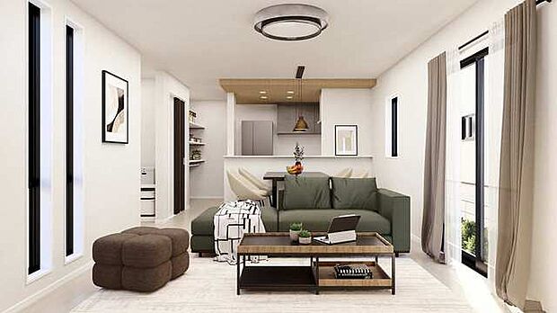 リビング17帖・完成予想図