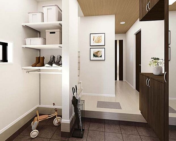 玄関・完成予想図