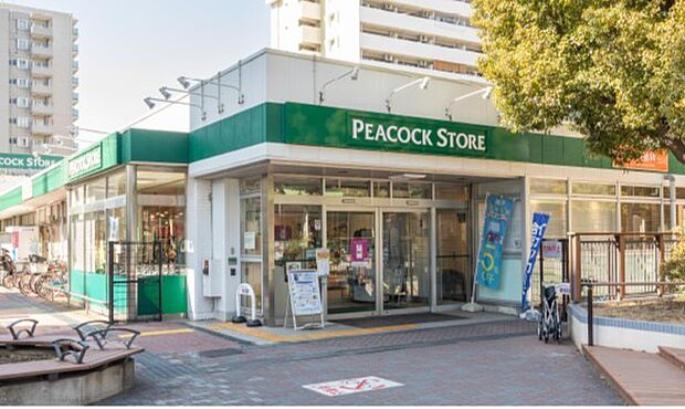 ピーコックストア大島店(366m)