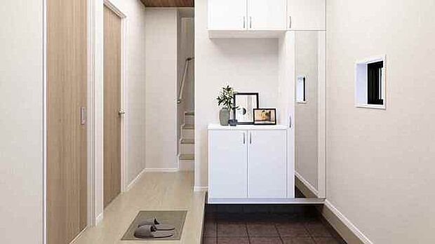 玄関 完成予想図