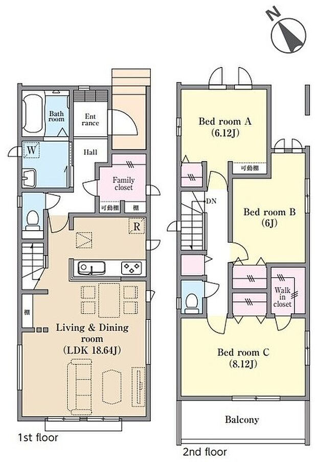 2号棟間取り図