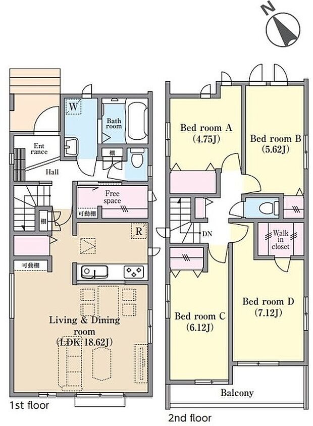 1号棟間取り図