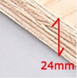 床構面部位:2F床 材料:構造用合板24mm 床は根太のいらない構造用合板24mmを利用。