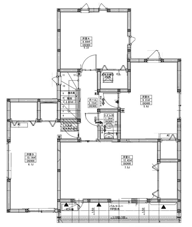 2階 間取り図