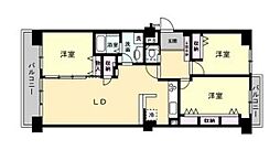 京成サンコーポ稲毛2号棟 3LDKの間取図画像