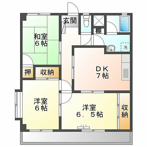 同じ建物の物件間取り写真 - ID:221010902521