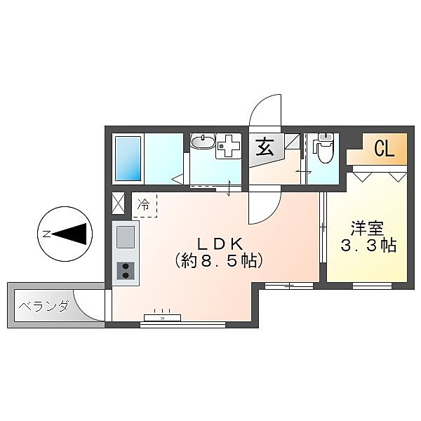 同じ建物の物件間取り写真 - ID:221010487954