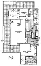 レジデンスフルカワ 1階3LDKの間取り