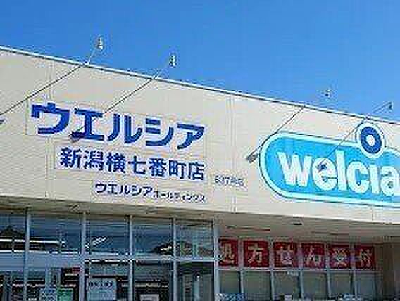 ウエルシア新潟横七番町店 210m