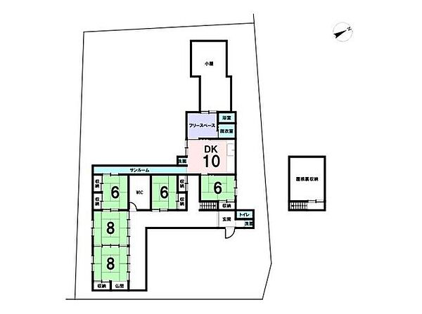 間取りを拡大表示