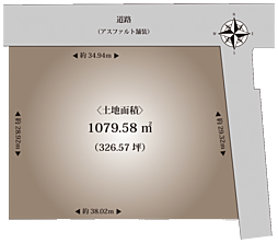 名取市本郷 売地の土地画像