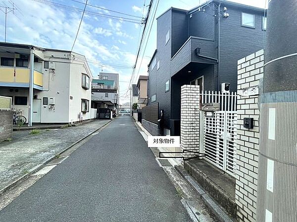前面道路は私道です。