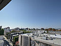 バルコニーから...