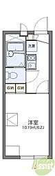 レオパレスえにし 1Kの間取図画像
