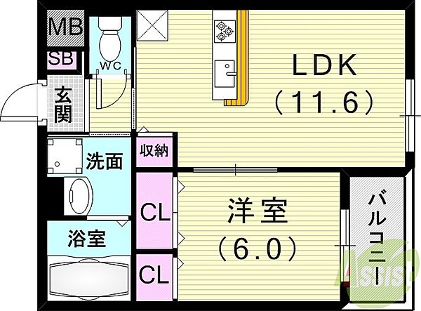 同じ建物の物件間取り写真 - ID:227084129917