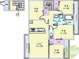 アドゥシール荘園 4LDKの間取図画像