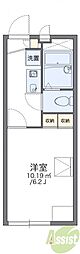 レオパレスツーリーフ2 1Kの間取図画像
