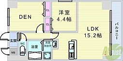 豊中市三和町1丁目マンション 1SLDKの間取図画像