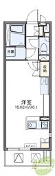 レオネクストリバーサイド2 ワンルームの間取図画像