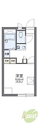 レオパレスティートゥリー 1Kの間取図画像