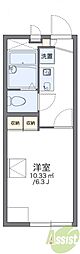 レオパレスワイズ02 1Kの間取図画像