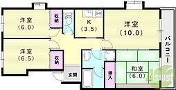 ロイヤルオーク 4Kの間取図画像