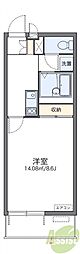レオネクストカルミア 1Kの間取図画像