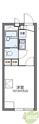 レオパレスラピエス 1Kの間取図画像