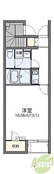 レオネクストうねの 1Kの間取図画像